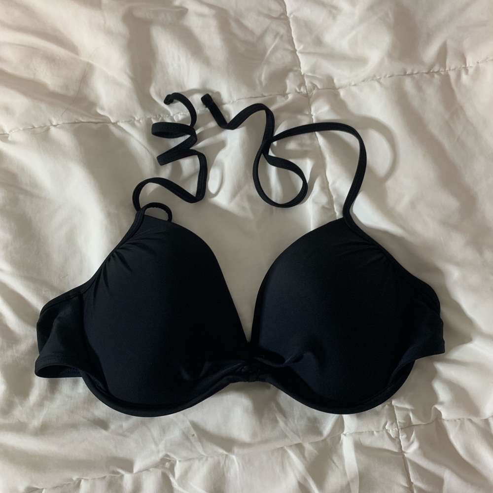 Black bathing suit top